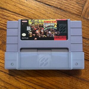 Donkey Kong Country 2 Diddy's Kong Quest Super Nintendo SNES SNS-ADNE-USA Game